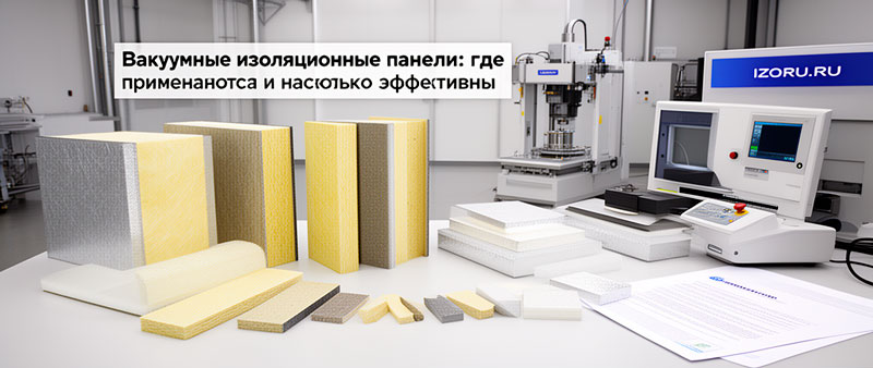 Вакуумные изоляционные панели: где применяются и насколько эффективны